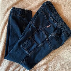 Dovetail Workwear Women's Dark Blue Jeans